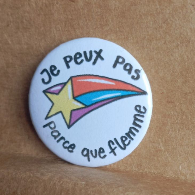 Jpeux pas parce que flemme