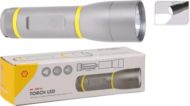 Shell Lampe de poche LED 60-200 lm étanche IP55