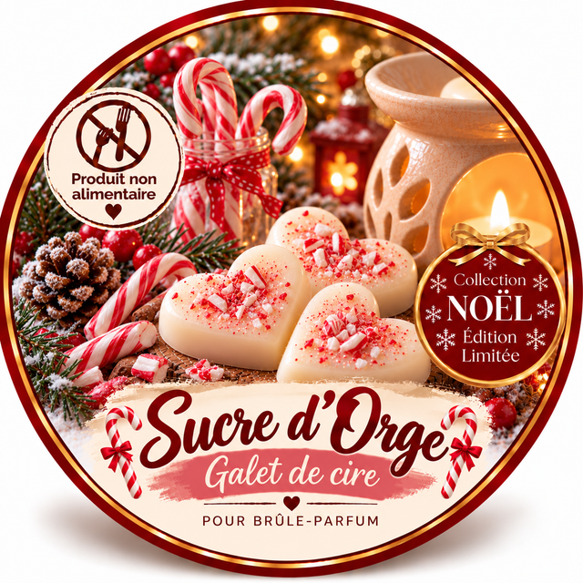 Galet de cire - Sucre d'Orge