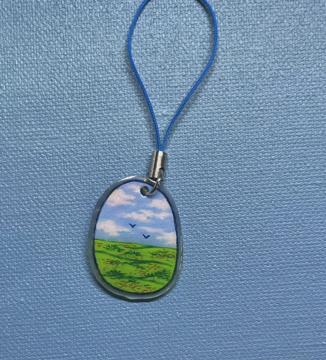 Phone charm Paysage