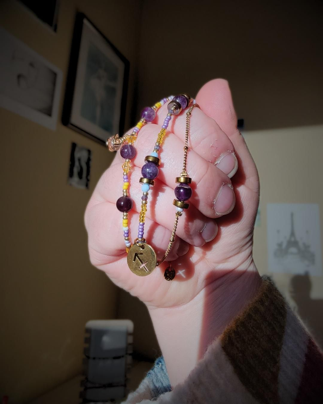 Bracelet Astro Sagittaire & Améthyste