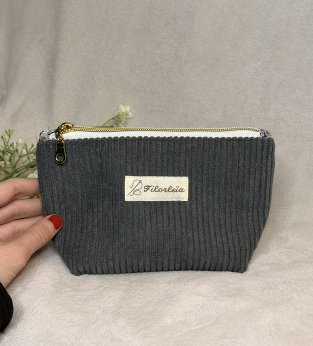 Trousse S Anthracite Bleuet 