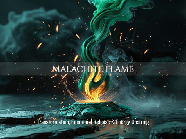 Malachite Flame | Transformation, Emotional Release & Energy Clearing | Same Day Delivery