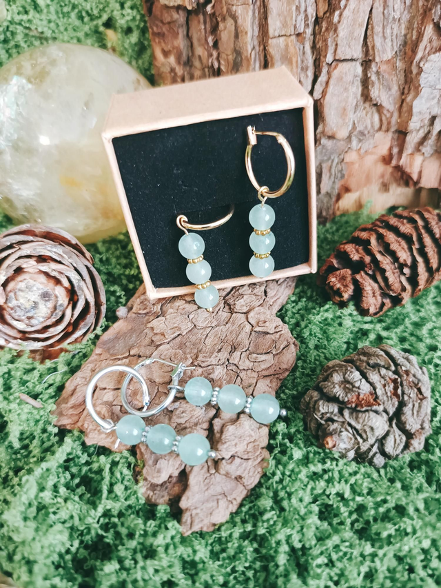 BOUCLES - AUTUMN TRINITY (3 pierres au choix)