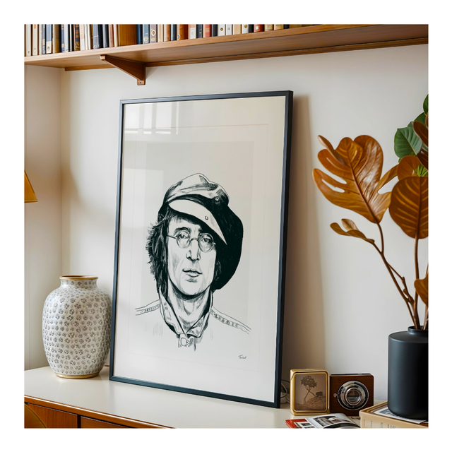 &#039;John Lennon&#039; art print