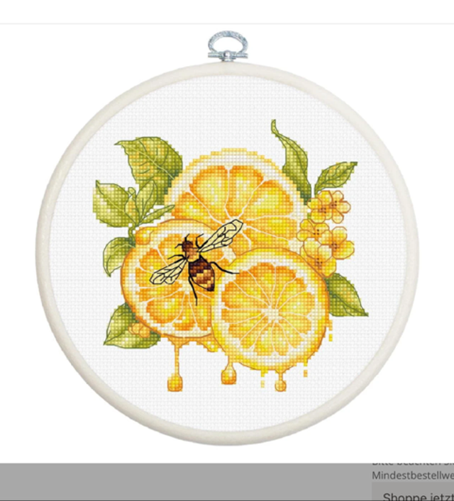 Zitronensaft ( mit Stickrahmen)
