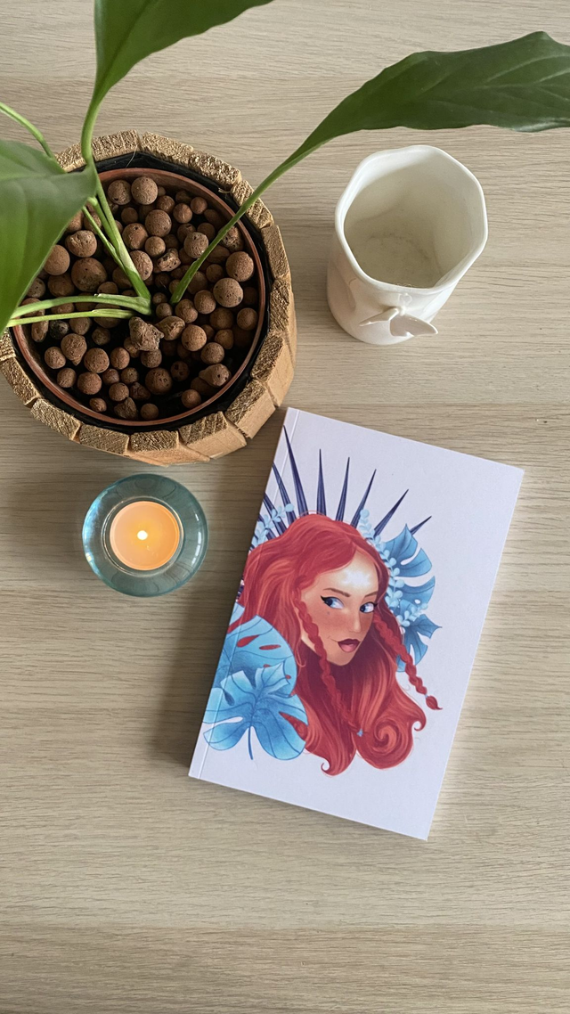 Carnet de notes illustré - &quot;Luminescente&quot;