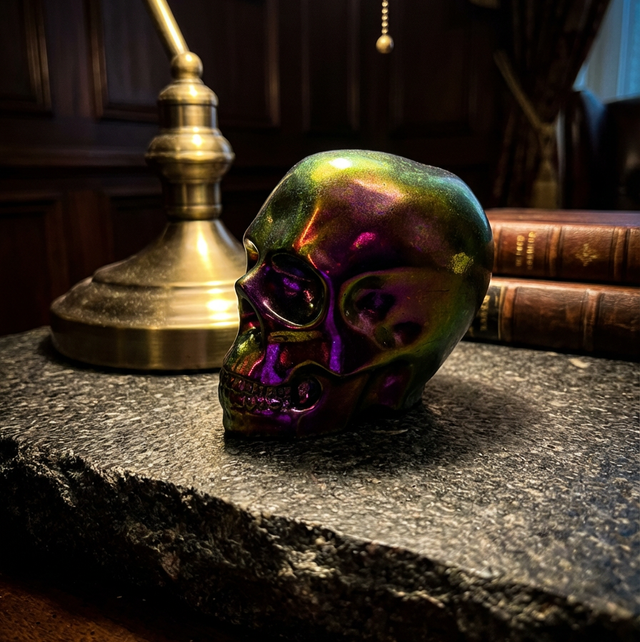 JJ0030 - Small Skull Monochrome