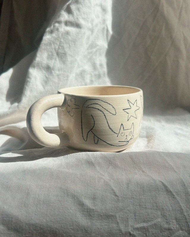 Tasses illustrations crayons