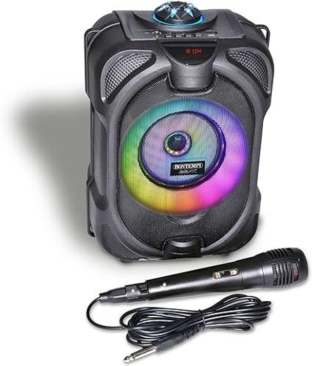 Bontempi Haut-parleur sans fil avec microphone 80W