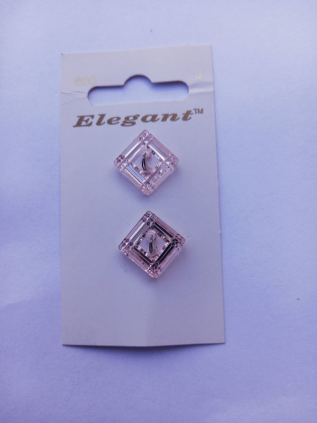 Knoop 600 (Elegant) Rozet transparant