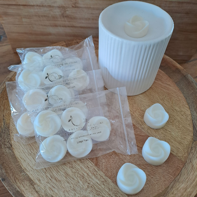 Lot de 5 fondants forme fleurs