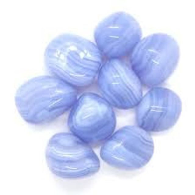 Blue Lace Agate Tumblestone