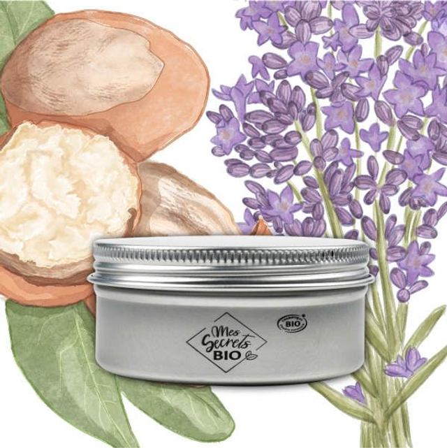 Délice de karité lavandin - beurre de karité au lavandin - 100 ml