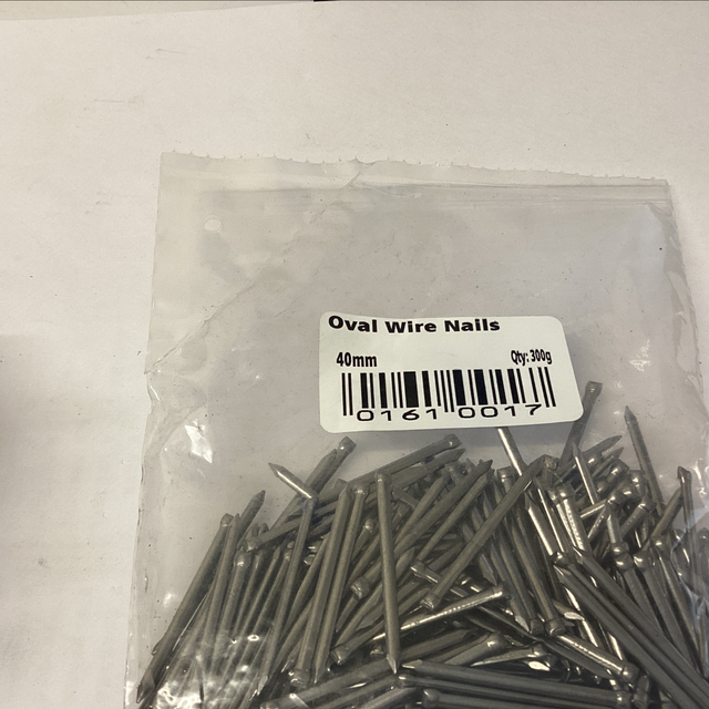 Oval wire nail 40mm 0161001