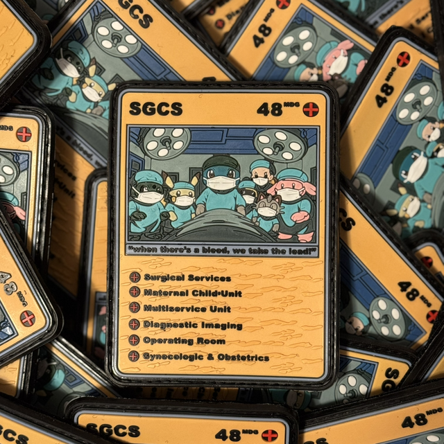 NEW!  SGCS trading card patch