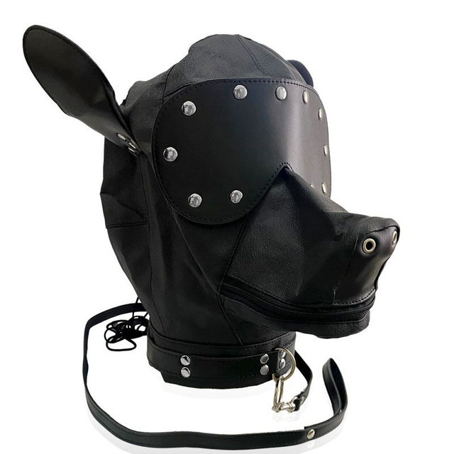 Capuz com Focinho Orelhas e Guia