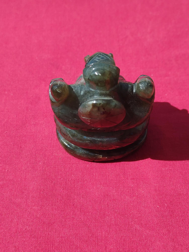Ganesh labradorite fait main 8cm