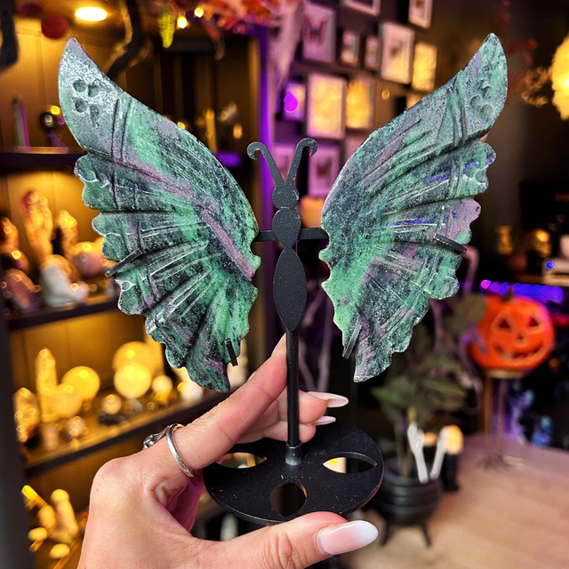 Ruby Zoisite Butterfly Wings R57H2