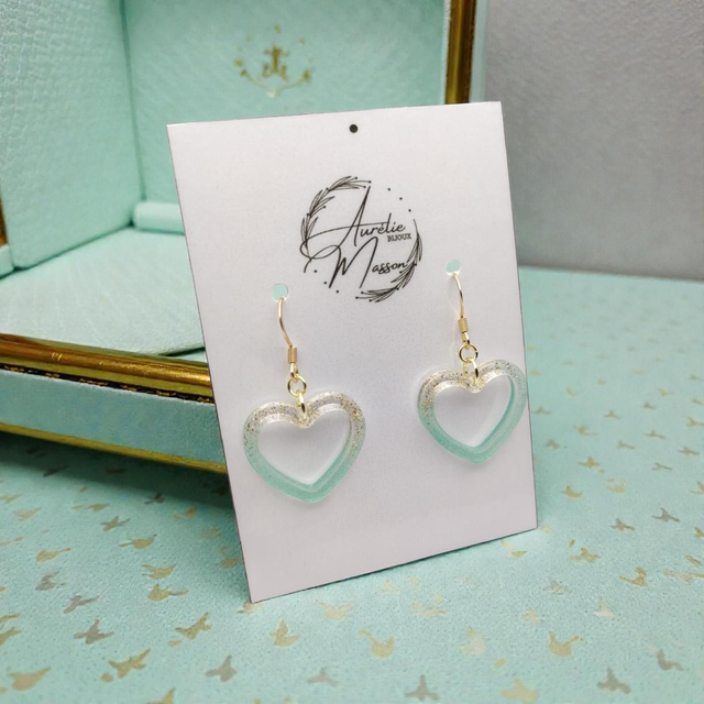 Boucles d'oreilles "Shamrock"