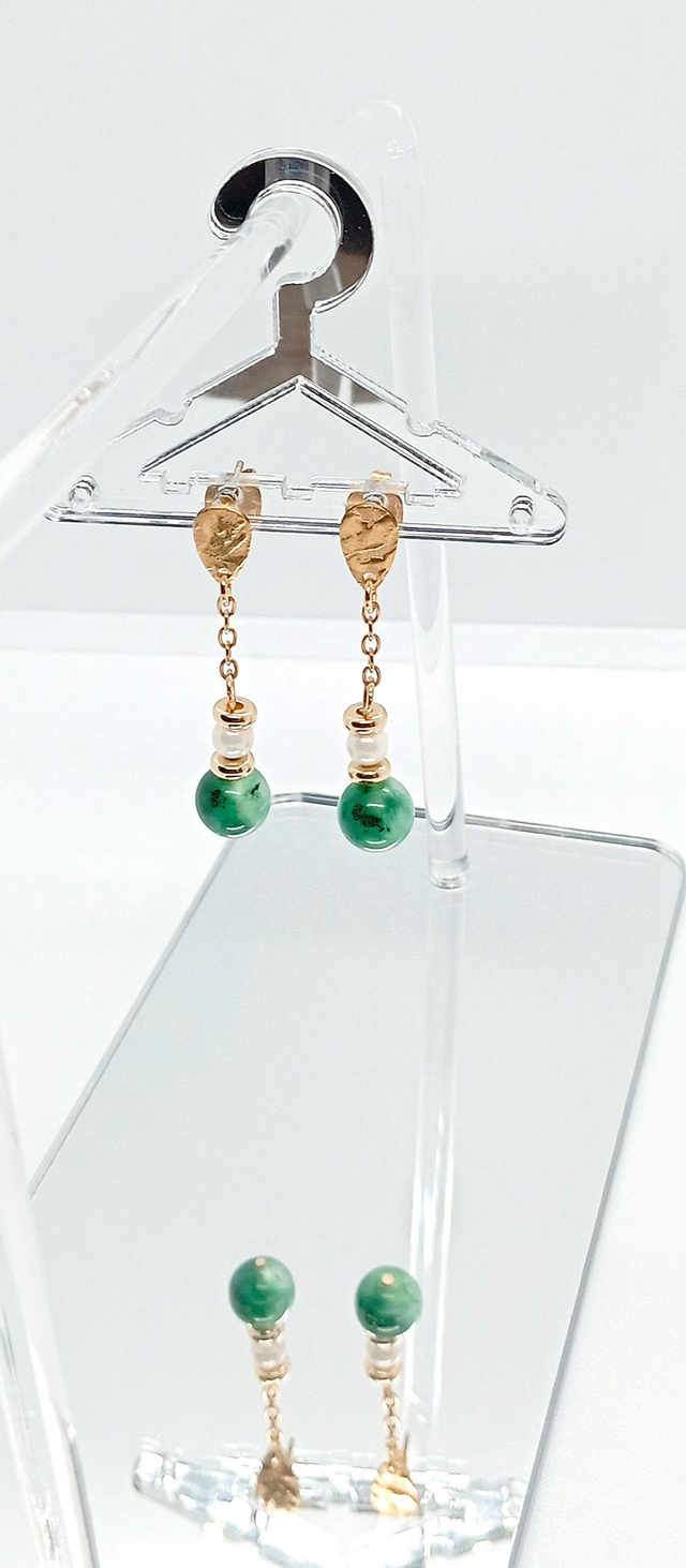 ARMERIA Boucles d&#039;oreilles  fait main