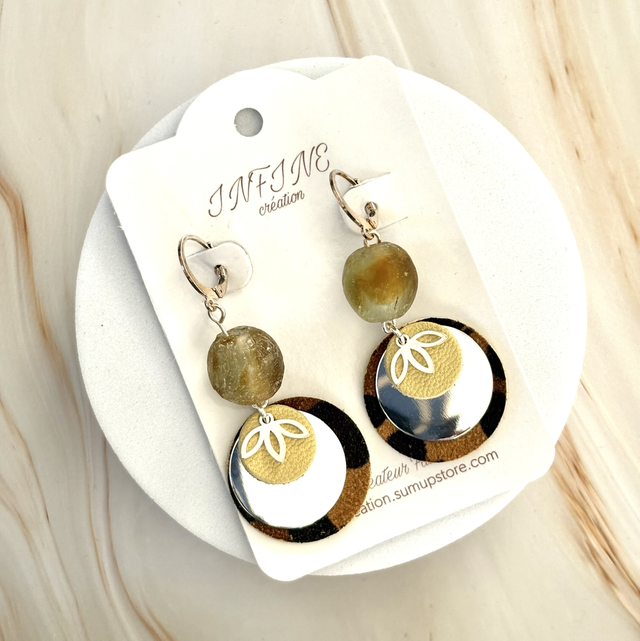 Boucles d’oreilles « Léopard »