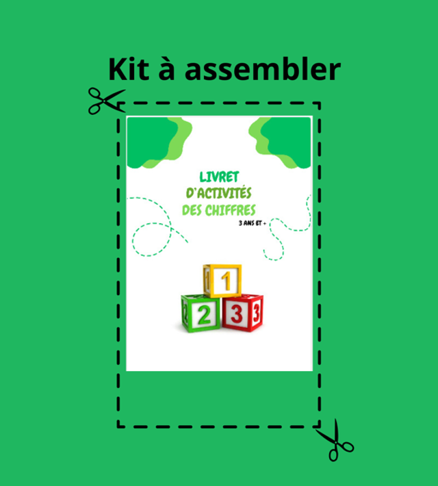Livret des chiffres kit à assembler