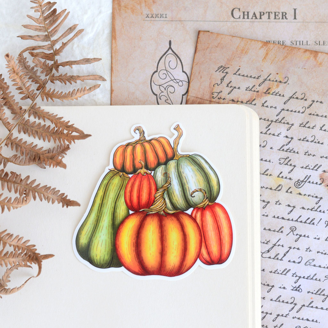 "Pumpkin" XL vinyl sticker