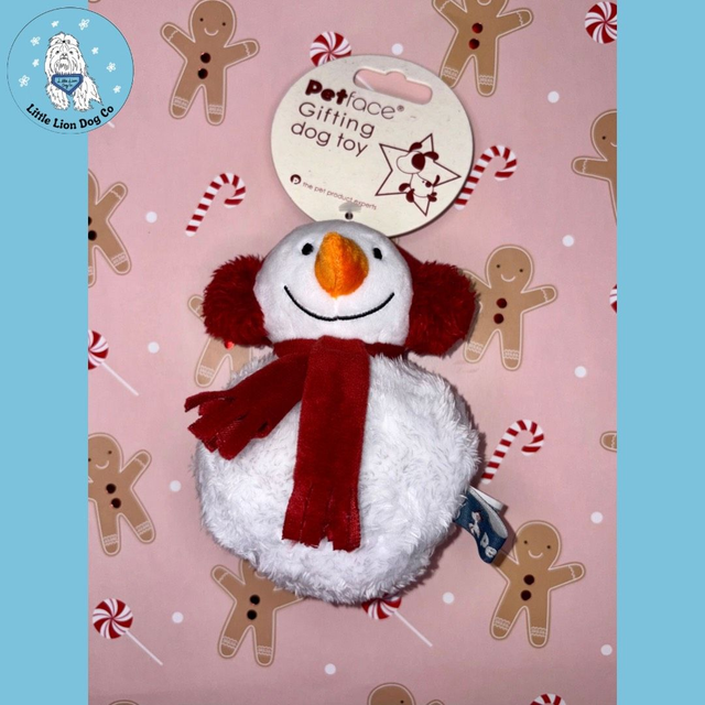 Petface Storm the Snowman Plush Dog Toy