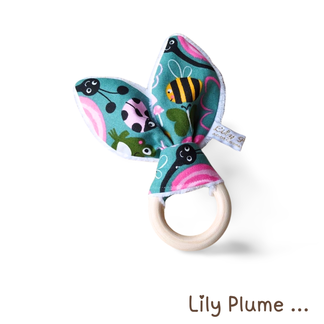 Hochet de dentition drôles de bêtes