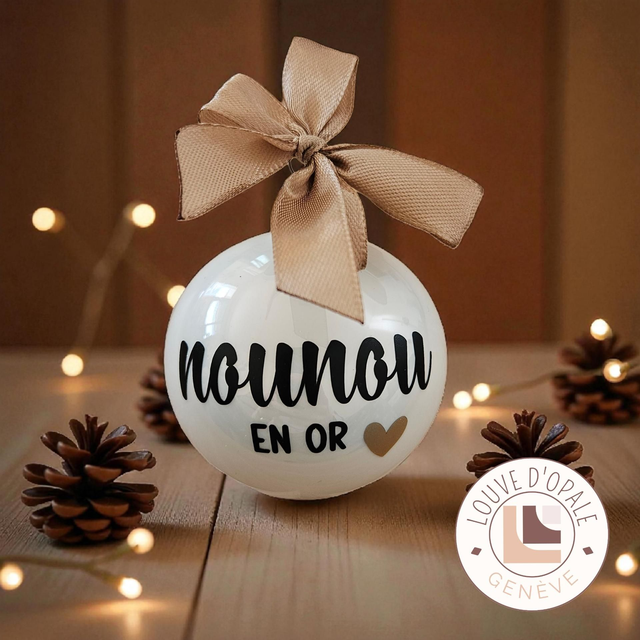 Boule de Noël  - Nounou