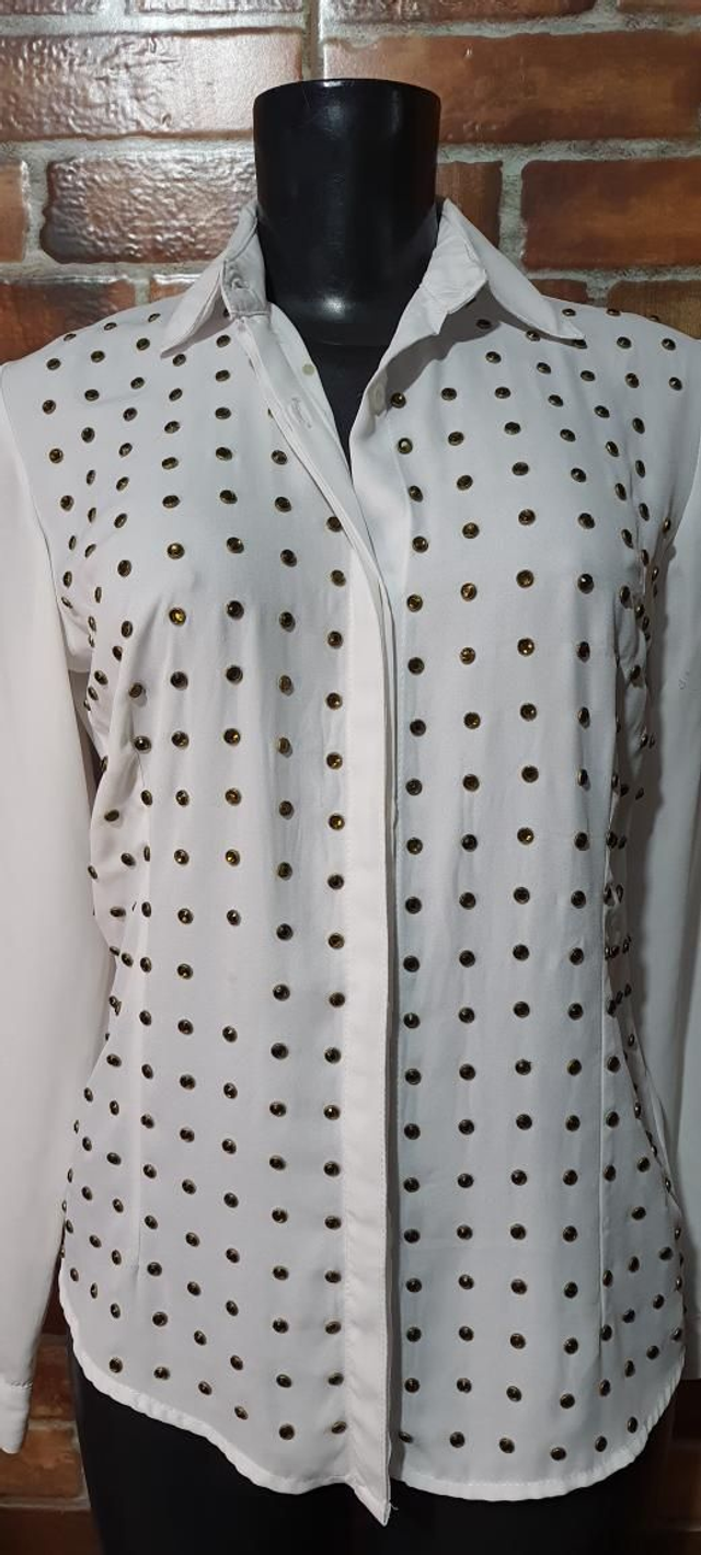 Blusa Social Com Detalhes T/38