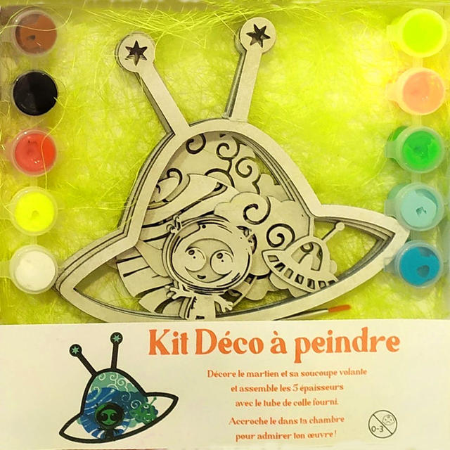 Kit Déco Martien à peindre
