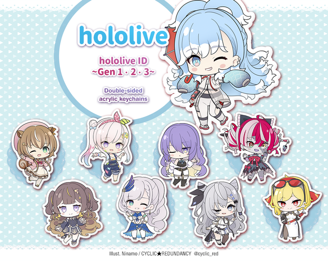 hololive ID | charms & stickers