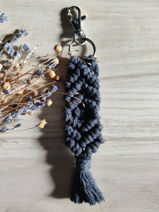 Porte-clés - Sardine - Bleu