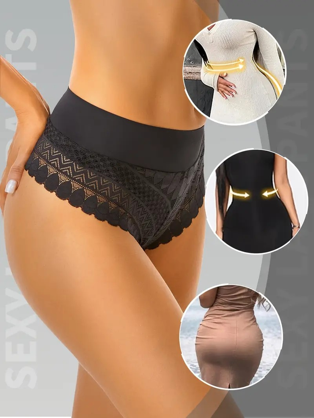 Women's 1pc Mid-Rise Lace Briefs