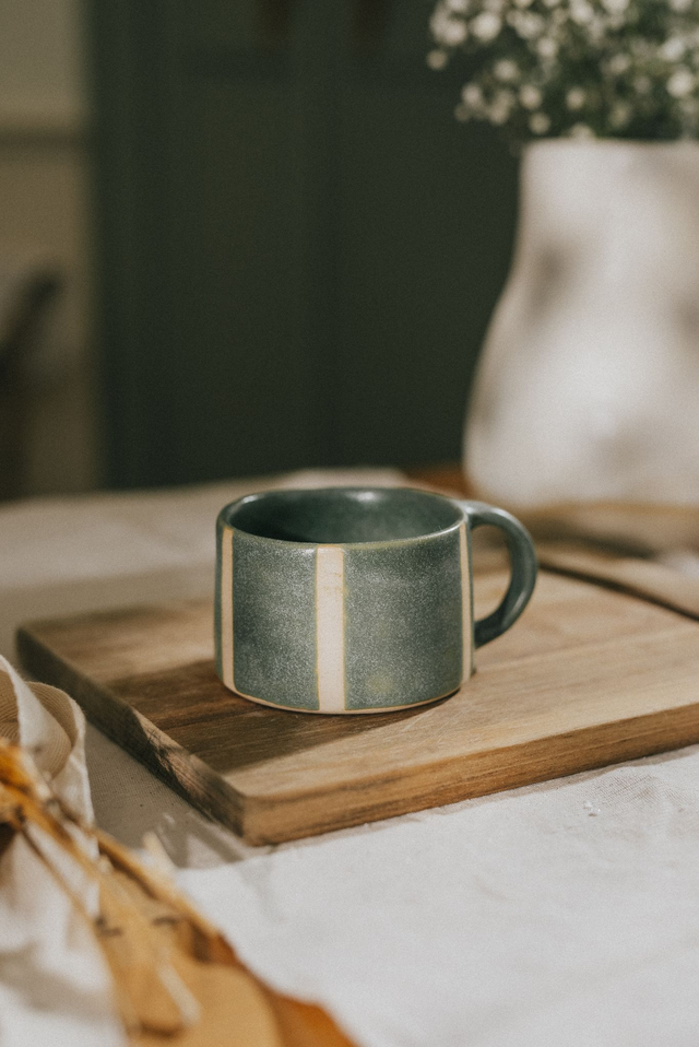 Small Mug | Moss Stripe