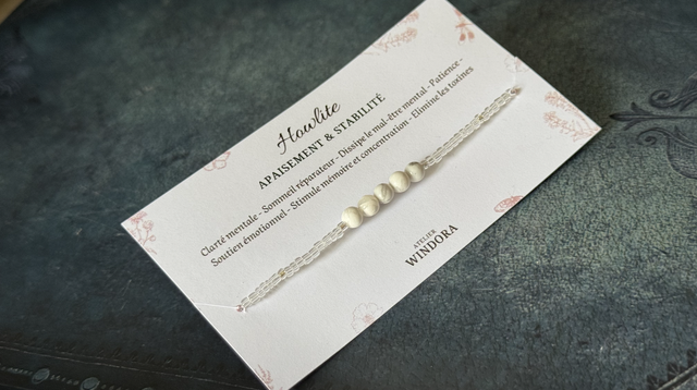 Bracelet élastique | Howlite 3