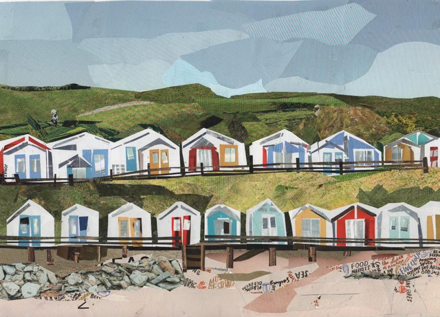 Beach Huts at Summerleaze