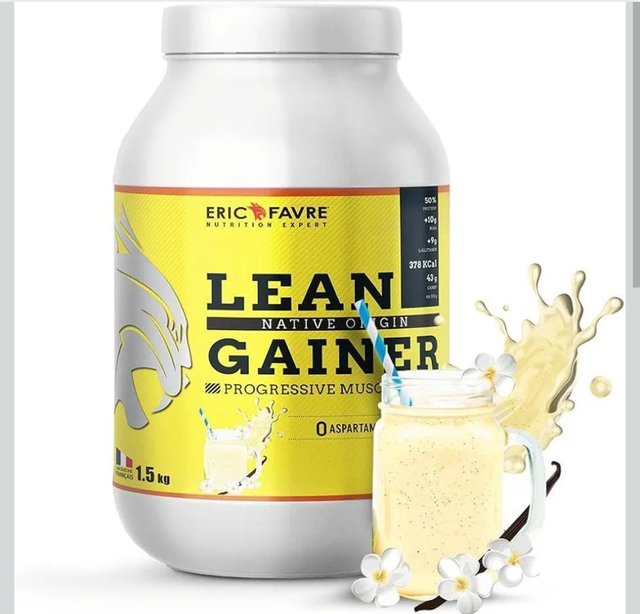 lean gainer +50% proteine Eric Favre