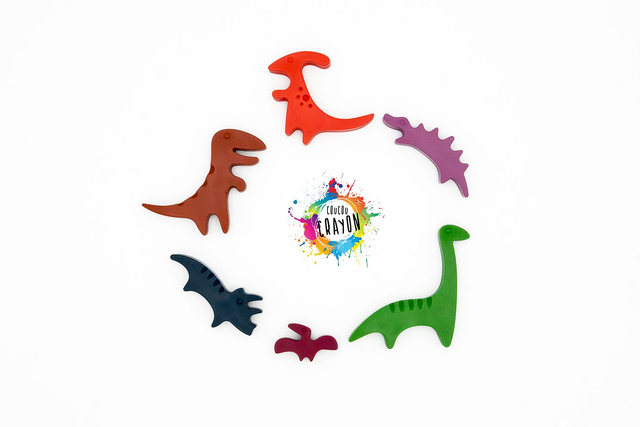Coffret Dino Crayons
