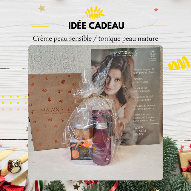 Coffret de Soin : Crème peau sensible / tonique peau mature