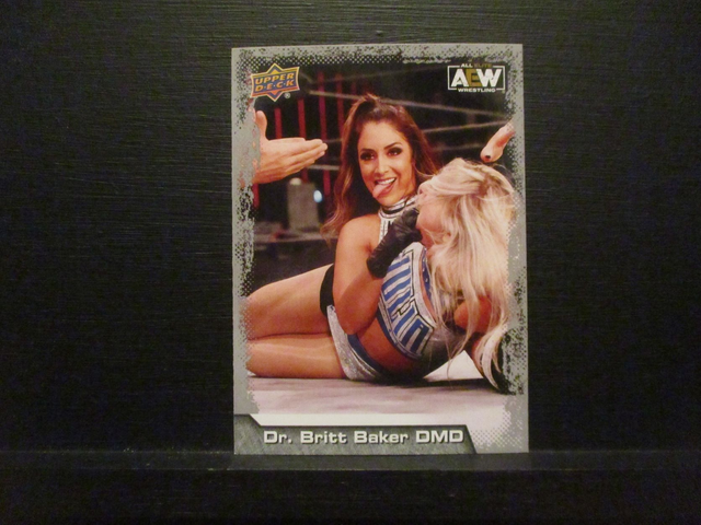 Dr. Britt Baker DMD - All Elite AEW Original Upper Deck Trading Card #64