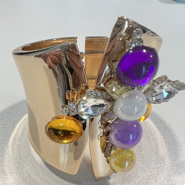 Armreif „Purple Cross“