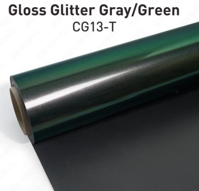 Gloss Chameleon Glitter Gray/Green CG13-T
