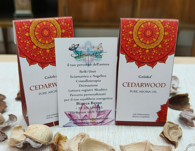 Olio legno di cedro