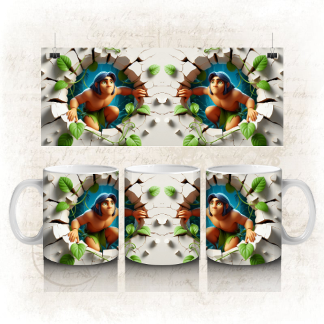 Mug Effet 3D Tarzan