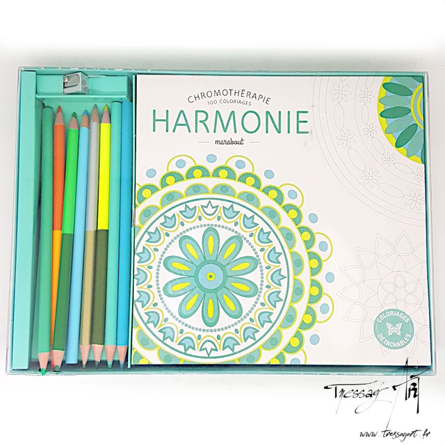 LIVRE OCCASION - CHROMOTHERAPIE 100 COLORIAGES HARMONIE - LO007