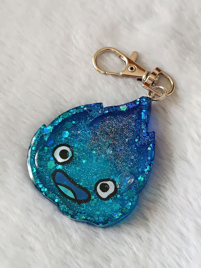 Llavero Shaker de Calcifer Azul