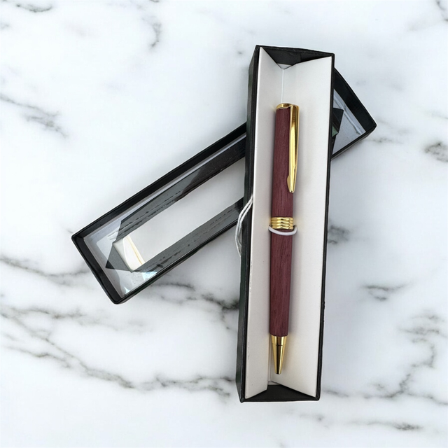 Purple Heart Pen - Handmade (131)